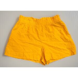 Cat & Jack Lightweight Crepe Shorts Yellow Girls XL 14 NWT